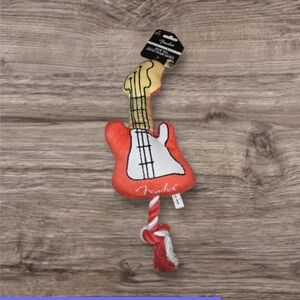 Fender New Dog Toy NWT Guitar On A Rope